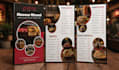 design a premium restaurant or cafe menu