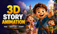 create 3d ai cartoon animation videos
