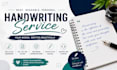 write neat handwritten notes, assignments and study material