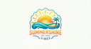 design a vibrant summer logo for your brand