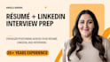 improve your resume, linkedin profile, and interview strategy