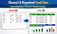 clean, organize and format your data
