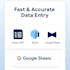 do fast and accurate data entry in excel and google sheets