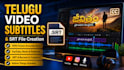 create accurate telugu subtitles and srt files