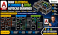 draw electrical and plumbing autocad drawings