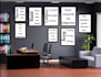 design aesthetic motivational quote wall art