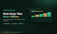 design a professional startup pitch deck and presentation