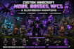 create custom minecraft mobs, bosses, npcs and blockbench animations