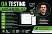 qa test your website or app or game