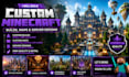 build custom minecraft server spawns, lobbies, hubs and maps