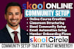 skool community setup skool credit repair skool course creation skool manager