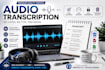 deliver flawless audio transcription