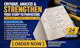critique analyze stories manuscripts screenplays script coverage epub format pro
