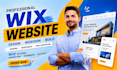 design wix website, redesign wix website or build wix studio site