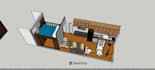 design custom studio condo layouts and loft bed 3d models in sketchup