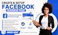 create and setup facebook business page
