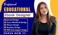 design educational ebook design course workbook maths worksheet journal design