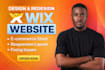 build wix website design redesign wix studio website wix harmony