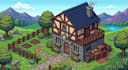 create retro pixel art rpg assets, characters, sprites, tilesets, isometric art