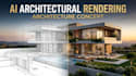 do ai architectural rendering and architecture concept 3d model ai visualization