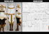 create a custom cosplay sewing pattern and fabric cloth from your reference