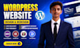design and develop a professional wordpress website and blog