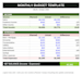 create a personalized budget spreadsheet in excel