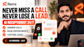 build ai receptionist chatbot for support and appointment booking