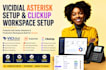 vicidial asterisk setup vicidial asterisk setup clickup workspace setup clickup