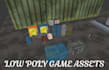 create ps1 ps2 low poly game assets 3d props and game ready models for unity