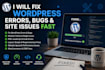fix wordpress errors, bugs, and site issues fast