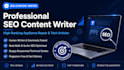 write technical SEO articles and appliance repair blog posts