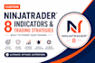 code custom ninjatrader 8 indicators and trading strategies