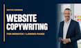 do native german website copywriting and landing page copy
