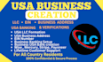 assist with US llc formation, registration, ein and dissolution