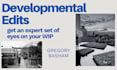 complete a one time developmental edit of your manuscript