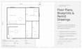 draft architectural floor plans, blueprints, and construction permit drawings