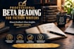 beta read your fiction manuscript