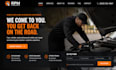 design wix mobile mechanic website squarespace roadside auto repair website