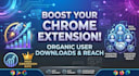 do chrome extension and increase downloads