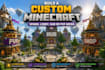 build a custom minecraft spawn, lobby, hub or pvp arena