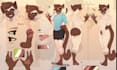 draw fursona art ref sheet anthro oc nsfw furry reference sheet furry ref sheet