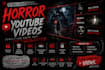 create dark cinematic horror style video for youtube