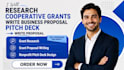 research cooperative grants write business proposal pitch deck