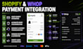 integrate whop with shopify checkout payment gateway webhook payhip order sync