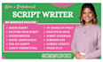 ghostwrite movie script, scriptwriting, feature film script, tv series, tv pilot