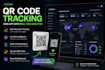 build,create,develop a custom qr code tracking web app with real time analytics
