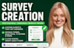 setup and design online survey using google form jotform typeform qualtrics