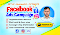 setup manage and optimize facebook ads campaign