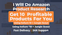 be your amazon product research and listing VA